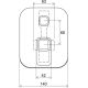 Смеситель Ravak 10° TD 061.00 [X070068]