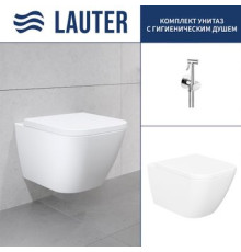 Унитаз подвесной Lauter Nuremberg 21811 + Breez 21GN7071CH