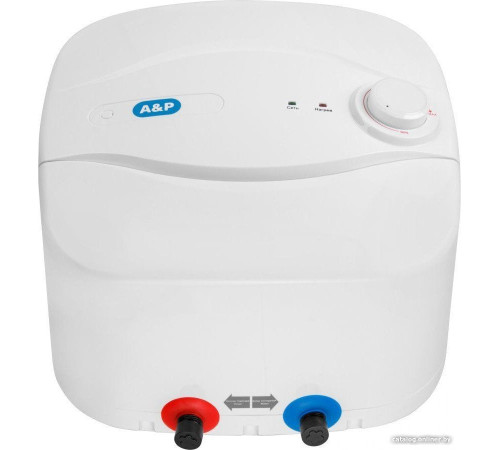 Накопительный электрический водонагреватель над мойкой A&P 310-15A
