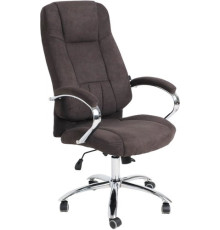 Офисное кресло AksHome King A ткань, коричневый