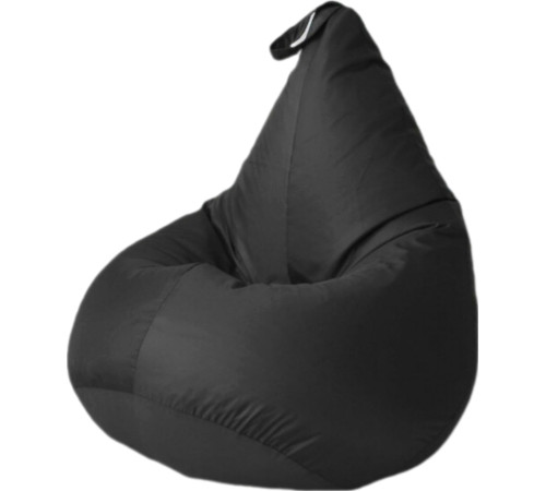 Кресло-мешок Kreslomeshki Капля Оксфорд 210 XXXL, черный