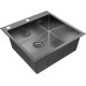 Кухонная мойка Paulmark Kroner-Edge 51 PM775151-GM черный/вороненая сталь