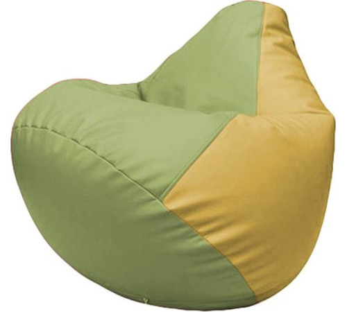 Кресло-мешок Flagman Груша Макси Г2.3-1908 оливковый/охра