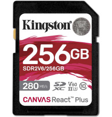 Карта памяти Kingston Canvas React Plus V60 SDXC 256GB