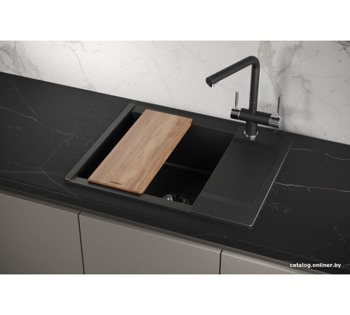 Кухонная мойка Granula ES-6202 шварц