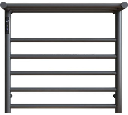 Полотенцесушитель Maxonor PL-TRE03-55-5-3 с полкой серый, подключение слева