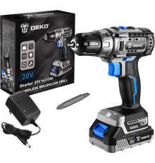 Дрель-шуруповерт Deko Sharker 063-4037 с 1-им АКБ