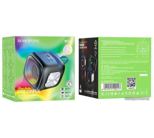 Беспроводная колонка Borofone BR29 черный/темно-синий