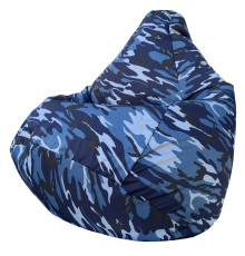 Кресло-мешок Flagman Груша Мега XXXL Г3.7-54 синий камуфляж 2