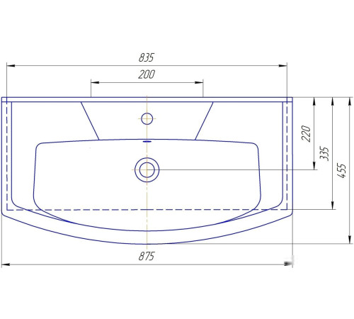 Умывальник Kirovit Элеганс 850