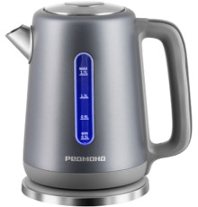 Электрический чайник Redmond Редмонд KM238 серо-голубой