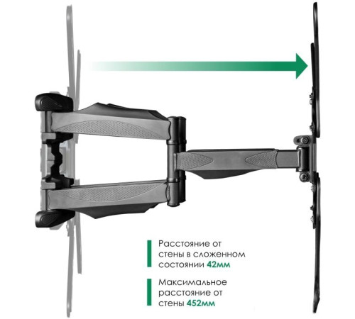 Кронштейн для телевизора Onkron M5 черный