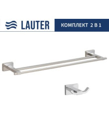 Набор аксессуаров для ванной Lauter 21TS1019 + 21TS1011 Chrome, 2 предмета