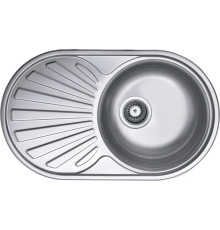 Кухонная мойка Ukinox Фаворит FAP740.440 --GT8K 1R- с сифоном