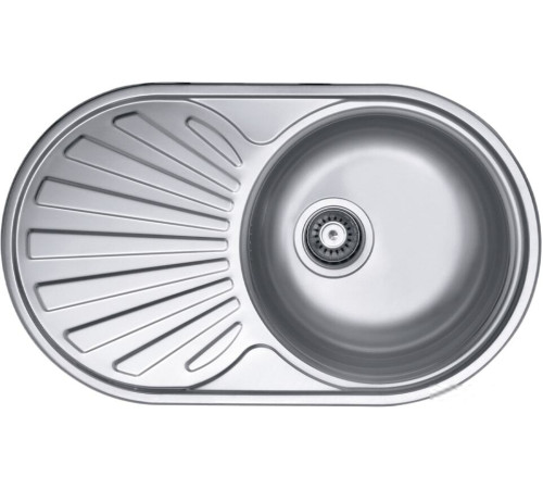 Кухонная мойка Ukinox Фаворит FAP740.440 --GT8K 1R- с сифоном