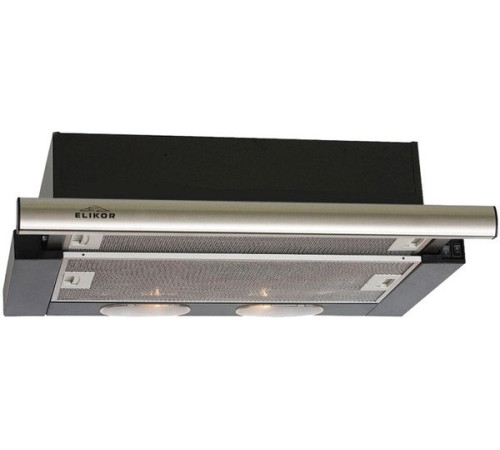 Кухонная вытяжка Elikor Интегра 50П-400-В2Л черный/нержавеющая сталь
