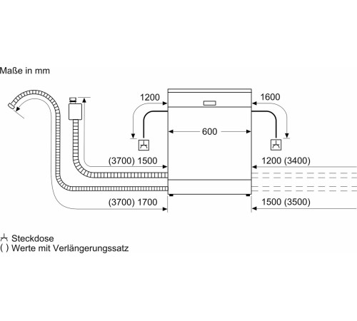 Встраиваемая посудомоечная машина Bosch Serie 8 SMD8TCX04E