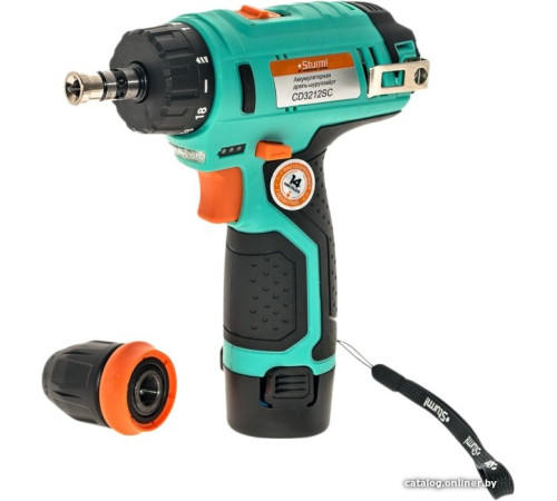 Дрель-шуруповерт Sturm CD3212SC с 2-мя АКБ, кейс