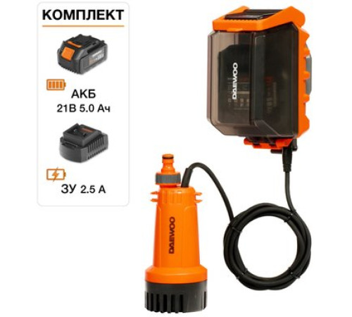 Дренажный насос Daewoo Power DHP 2021Li Set с 1-им АКБ