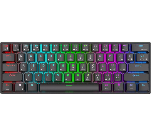 Клавиатура Royal Kludge RK61 RGB черный, RK Red