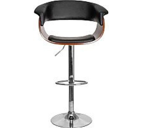 Стул с подлокотниками AksHome Rossi хром/черный