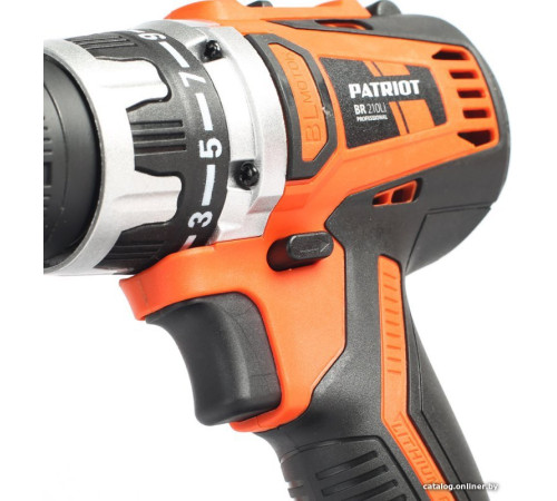Дрель-шуруповерт Patriot BR 210Li 180301550 с 2-мя АКБ, кейс
