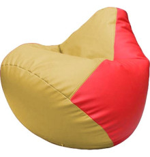 Кресло-мешок Flagman Груша Макси Г2.3-0809 охра/красный