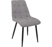 Стул AksHome Caris серый микровелюр CD2302-26/черный