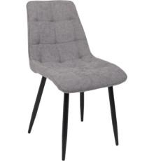 Стул AksHome Caris серый микровелюр CD2302-26/черный