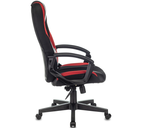 Кресло Zombie 9 черный/красный