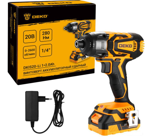 Винтоверт Deko DKIS20-Li 063-4391 с 1-им АКБ