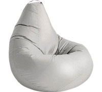 Кресло-мешок Kreslomeshki Груша XXL G-130x90-S серебристый