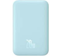 Внешний аккумулятор Baseus Magnetic Wireless PPCX020003 6000mAh голубой