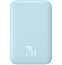 Внешний аккумулятор Baseus Magnetic Wireless PPCX020003 6000mAh голубой