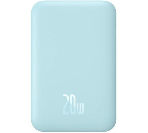 Внешний аккумулятор Baseus Magnetic Wireless PPCX020003 6000mAh голубой