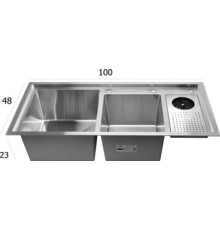 Кухонная мойка Wisent WM310048+WW405A