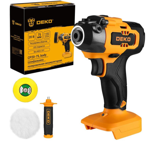 Полировальная машина Deko CP20-75 084-1086 без АКБ