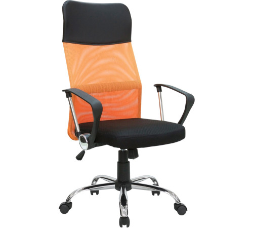 Кресло Mio Tesoro Монте AF-C9767 черный/оранжевый