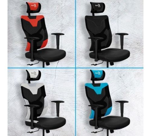 Кресло AeroCool Guardian черный/красный