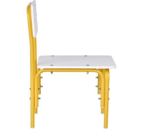 Детский стул Фея Мой малыш 0002742.29 белый/желтый
