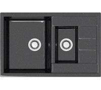 Кухонная мойка MARRBAXX Карельский камень модель 210/Q4 F210Q004 черный