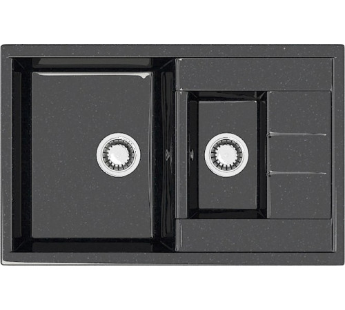 Кухонная мойка MARRBAXX Карельский камень модель 210/Q4 F210Q004 черный