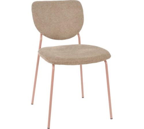 Стул Stool Group Gigi DRC-9155 коричневый/ножки розовые