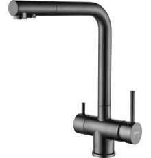 Смеситель ZorG Argos Premium PVD Gunblack