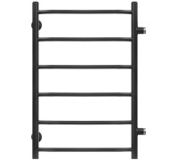 Полотенцесушитель Granula Трапеция 50х60 6 перекладин боковое подключение, черный матовый