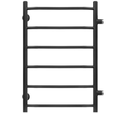 Полотенцесушитель Granula Трапеция 50х60 6 перекладин боковое подключение, черный матовый