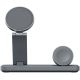 Беспроводное зарядное Magssory Yoga 3 в 1 Charging Station для Apple Qi2 WCH016m темно-серый