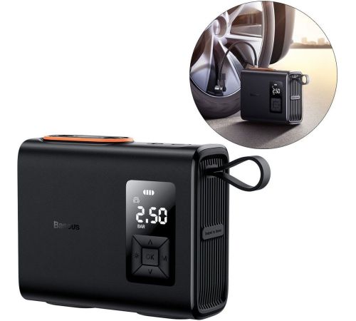 Автомобильный компрессор Baseus Mega EnergyPump Series Dual Cylinder Wireless Inflator