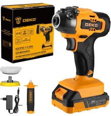 Полировальная машина Deko KDCP20 081-1027 с 1-им АКБ