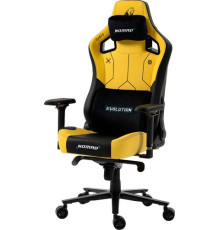 Игровое геймерское кресло Evolution Nomad PRO Cyberpunk Core черный/желтый